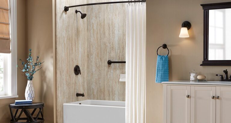 bathroom in canton with bathtub and shower