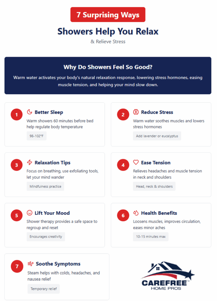 7 Ways Showers Help You Relax